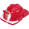 KONTONTY Cappello da Pompiere Giocattolo Rosso 2 Pezzi in Plastica