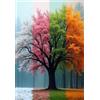 Jiian Puzzle Classici 1000 Pezzi per Adulti Albero Delle Quattro Stagioni 75 x 50 cm Jigsaw Puzzles Puzzle Giocattolo Decompressivo Intellettuale Educativo Divertente Gioco per Famiglie Puzzles 1000 pcs