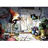 Ravensburger-19432 Other Disney Pixar The Artists Desk, 19432