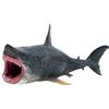 FLORMOON Megalodon Toys, Statuetta di animali realistici di squalo per cuciture di apprendimento educativo, collezione, regalo di Natale di compleanno per bambini