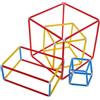 DECHOUS Tubi e Connettori Per Ragazzo Ragazza Forma Geometrica Giocattolo Educativo Ad Assemblaggio Materiale Sicuro Di Costruzione Creativo Per Apprendimento Motorio e Matematico