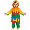 FIESTAS GUIRCA | Costume da Pappagallo Bebè (18-24 Mesi) - Cappuccio e Tuta - Costumi Animali per Neonati e Bambini Piccoli - Ideale per Halloween, Carnevale e Feste in Maschera - Unisex - Multicolore