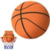 Generic Palla da basket senza suono, palla da allenamento, in schiuma ad alta densità, a basso rumore, con pori, attrezzatura robusta e leggera, ideale per dribbling indoor
