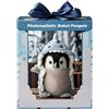 Gungtj Robot Penguin, Realistic Plush Animal Figurine, Penguin Stuffed, Adorable Comfortable Touch Toy for Living Room, Bedroom, Shelf, Unisex and Sturdy Design, 6.69x3.15x2.76 Inches