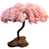 KiBcsLic Modello di Albero di Ciliegio in Fiore Mini Albero Artificiale Ornamentale per Ferrovie