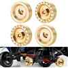 Runup Pesi ruota in ottone, adattatore esagonale, combinazione mozzo 5 mm per Axial SCX24 Deadbolt AXI90081 AXI00001 AXI0002 AXI00005 AXI0006 Upgrade 1/24 RC Crawler Car