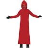 FIESTAS GUIRCA | Costume di Monaco Rosso Bambini (10-12 Anni) - Tunica con Cappuccio - Costumi per Halloween, Carnevale e Feste in Maschera - Ideale per Bambini e Bambine - Rosso