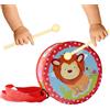 Generico Set di tamburi giocattolo | Strumento musicale educativo, giocattolo a tamburo con tracolla regolabile in legno da 5,9 pollici | per 2-5 anni, ragazzo, ragazza, studente, compleanno, casa, scuola mate