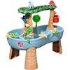 Step2 Dino Showers Tavolo Acqua, Tavolo Acqua Bambini | Tavolino Acqua e Sabbia 15L di Acqua 9kg di Sabbia | incl 7 Accessori | Giochi d'Acqua per Il Giardino, Tavolo Giochi Acqua Bambini
