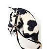 HORSE & toys Cavallo A4 (cavallo su un bastone) Hobby Horse A4 completo di cantar come da foto (Czarny)