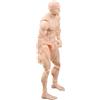 Jorzer Action figure Body, figure d'azione in bianco da 4,1 pollici in PVC, figura posizionabile fai -da -te, figure da disegno di pittura da collezione per esposizione, gioco, modellazione, gioco di scena