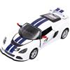 Easy Toys Modellino Auto Compatibile con Lotus Exige S 2012. Auto Giocattolo in Scala con Porte Apribili. Modellismo Automobile. (Bianco)