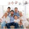 Uniqora Puzzle Personalizzato con Foto, Puzzle Personalizzati con 60/120/200/500/1000 pezzi, Oggetto in legno personalizzato con foto, Regali per Natale, matrimonio e compleanno, e per la famiglia (Stile 2)