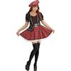 W WIDMANN MILANO Party Fashion - Costume donna scozzese, abito, gonna tartan, kilt, Scozia, costumi in maschera