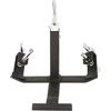 Folpus Pedale per Campanaccio Kick Cowbell con Base in Metallo Completamente Regolabile per Concerti