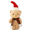 Generico Animale di 'orso di Natale, peluche 'orso di Natale | Orso bianco marrone peluche natalizio - per torta in morbido da 6,3 pollici. di ripieni per il compleanno, Capodanno, Festival di N