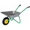Rolly Toys Carriola per bambini (Colore verde/grigio, carriola da giardino con pneumatici gonfiabili, carriola in metallo, con manici in plastica) 271757