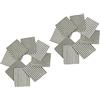 F Fityle 2X 8 Pezzi 1/35 Scala Capannone in Acciaio Ondulato Piastrelle Diorami Kit Modello di Costruzione Layout