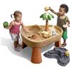 Step2 Dino Dig Tavolino da Sabbia e Acqua | Sand And Water Table per 15L di Acqua e 9kg di Sabbia | incl 7 Accessori | Giochi d'Acqua per Il Giardino