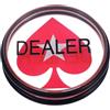 Parliky Gettone Dealer per Poker in Acrilico 75mm Rotondo Funzione di Calcolo Aggiunta e Sottrazione per Ragazzo Ragazza Gioco di Carte