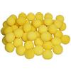 Defgeph Set di 50 palline gialle morbide in spugna da 3,5 cm, per primo piano, per commedia magica classica, trucco (giallo, 3,5 cm)