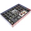 Feldherr Set di schiuma compatibile con Blood Bowl - Terza Stagione - Inserto scatola per miniature - Protezione per figure dipinte, gettoni e porta dadi, conservazione sicura
