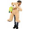 bananair - Orso Peluche Gigante 100cm - Fabbricato in Francia, Certificato CE - Morbido e Soffice, Abbracci Garantiti - Orsacchiotto di Peluche Grande Perfetto per Compleanni e Altre Celebrazioni