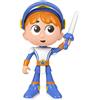 Fisher-Price Gus Mini-Maxi Cavaliere - Cavaliere Luci e Suoni, personaggio parlante multilingue da 20,3 cm, Giocattolo e regalo per Bambini 3+ Anni, HJN48