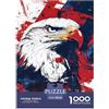XKASKDFKE Aquila fantastica Puzzle Animalii 1000 Pezzi Jigsaw Adulto Regalo Per Amore E Amico Gioco Education Decorazione Interna Unica Per Gioco Familiare Stress Relief Toy 38x26cm/1000pcs