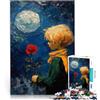 LKASGCBY Puzzle da 1000 pezzi per adulti Il piccolo principe con Rose giocattoli educativi per l'apprendimento offerte come regali per tutta la famiglia 75x50cm