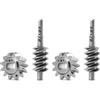 INJORA Set di Ingranaggi a Vite Senza Fine 2/12T RC per Axial SCX30 in Scala 1/30