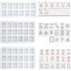 Generic Mahjong Stampo in silicone flessibile, X1, per creare piastrelle, sapone e, facile rilascio, per aromaterapia, pietre e gesso