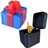Starnearby Regalo Divertente Uomo, Scatola Regalo a Sorpresa con Dito, Scatola Scherzosa con Sorpresa con Viti Stampate in 3D, Regali di Natale (Blu e Rosso)