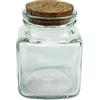 DLM Bomboniere Barattolo in vetro porta confetti 5x5x6,5cm 80ml (Kit 48 Pezzi, 48)