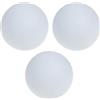 HONMEET 3 Palline da Calcio Balilla Professionali Bianche 36mm Resistenti All'usura, Mini Palloni Sostituibili per Calcio Tavolo, Accessori per Giochi da Tavolo e Sala Giochi
