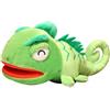 Generic Puppet Per Mano Animale | Realistic Cute Chameleon Plush Kids Interactive Toys, Peluche Di Lucertola Ripiegata, Burattino A Mano Super Morbida Con Bocca Mobile Per Tutte Le Età Ragazzi Ragazzi Ragazzi