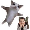 Fuuxtci Happy Cat 11,8 Pollici Con Suono, Meme Cat Banana | Peluche Gatto per la Decorazione del Divano di Casa