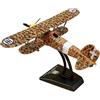 NATEFEMIN 1:72 WWII Italiano FIAT CR.42 Falco Biplano Fighter Modello Simulazione Modello di Aereo Aviazione Kit per Collezione e Regalo