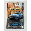 Matchbox Metal 2024 Scatola di fiammiferi European Streets Audi E-Tron Blu 22/24 (carta lunga) HVV45