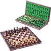 SQUARE GAME Square - Scacchi in Legno - AG - Scacchiera - 41 x 41 cm & Pezzi degli Scacchi in Legno