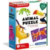 Clementoni - 16146 - Sapientino - Animal Puzzle, Progressive Puzzle Bambini, Gioco educativo 2 Anni Tessere illustrate - Play for Future - Made in Italy