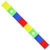 Rukjmqi Paracadute Gioco Per Bambini | Paracadute Arcobaleno Con Maniglie - Attrezzatura Per Gioco Di Allenamento Per Bambini Per Attività Cooperative Team Building Ginnastica Sport All Aperto E Parco