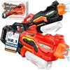 KESSER® Pistola ad acqua set di 2 pistole ad acqua pistole a spruzzo portata 10-11 metri, capacità 1500 ml divertimento acquatico giocattoli da spiaggia all'aperto, nero/rosso