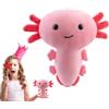 Generico Animale Di Axolotl - Salamandra Di Peluche, Bambola Con Morbido, PelucheCaini Per Bambini | Giocattolo Regalo Per Il Compleanno, San, Ragazzi E Ragazze, Morbidi Cuscini, Comf