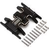 INJORA RC Skid Plate Rivestimento Nero Pesante Contrappeso Telaio Accessori Piastra Paramotore per 1/24 RC Crawler Car Axial SCX24 Aggiorna Le Parti