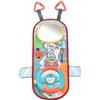 Comebachome Giocattolo per seggiolino auto rivolto all'indietro, Volante per bambini con rotazione a 360° con specchio, musica, luci e suoni di guida, Volante per bambini 12 mesi+ per sedile posteriore dell'auto