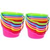 JUMPLAWN 12 Pezzi Secchielli da Spiaggia in ABS per Ragazzo Ragazza per Gioco | Uso All'aperto e Riva al Mare, Design Multifunzione, Set Versatile, Strumento di Apprendimento