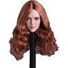 AMITD GC009A 1/6 Scale Figure Accessories European Beauty Brown Head Sculpture for 12 Female Body