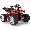 INJUSA - Quad Elettrico The Beast Repsol, per Bambini 2-4 Anni, Batteria 12V, Pedale Acceleratore, Freno Elettrico, Retromarcia, Ruote Larghe in Plastica, Velocità 5-6 km/h, Rosso