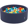 KiddyMoon 90 X 30 Cm / 300 Palline ∅ 7CM Piscina di Palline Colorate per Bambini Tondo